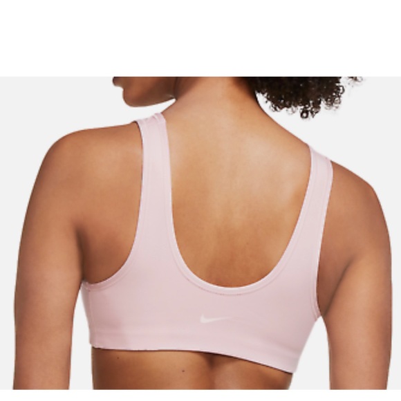Nike Dri-FIT Logo Scoop-Back Medium-Impact Sports Bra Size Large - Picture 2 of 5